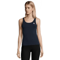 CANOTTA DA DONNA LE COQ SPORTIF DÉBARDEUR BLU