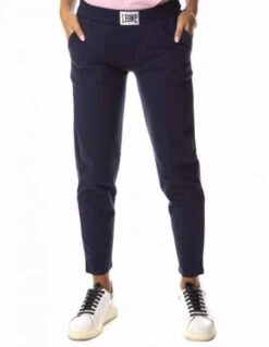 PANTALONI DA TUTA DA DONNA LEONE SWEATPANTS BASIC LINE BLU