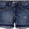 SHORT BAMBINA ESPRIT BLU DENIM CON CINTURA REGOLABILE