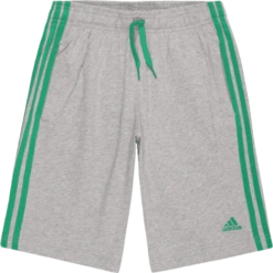 SHORT JUNIOR ADIDAS ESSENTIALS 3-STRIPES GRIGIO/VERDE