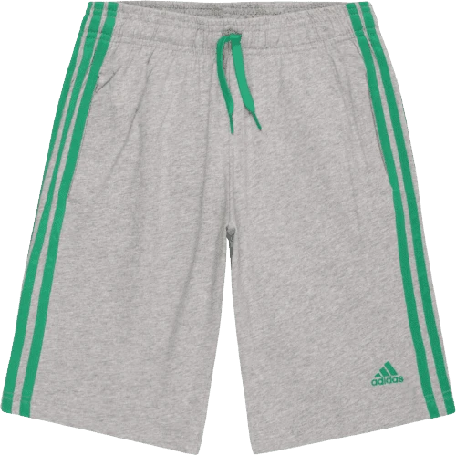 SHORT JUNIOR ADIDAS ESSENTIALS 3-STRIPES GRIGIO/VERDE 1 SHORT JUNIOR ADIDAS ESSENTIALS 3-STRIPES GRIGIO/VERDE
