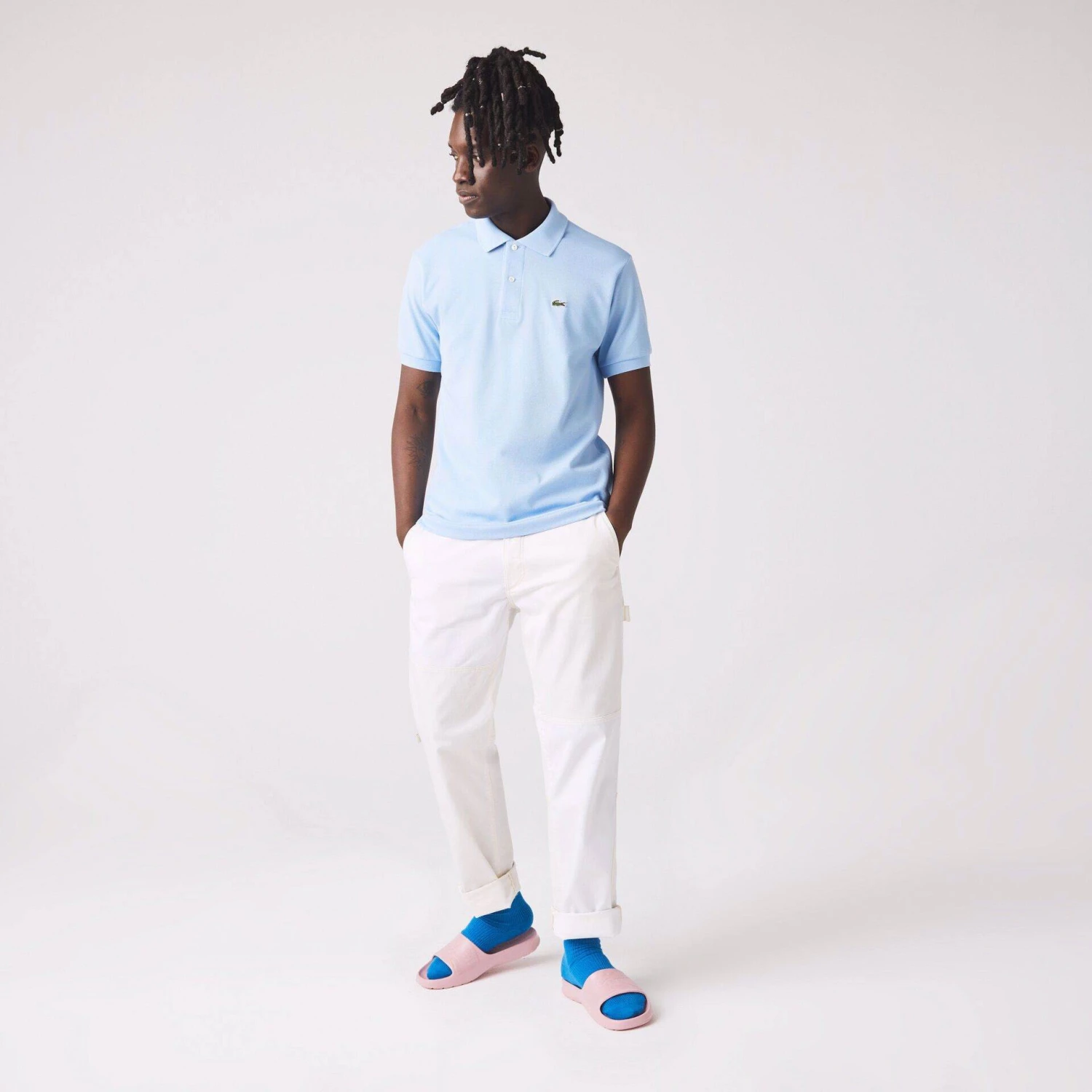 POLO A MANICA CORTA DA UOMO LACOSTE L1212 HBP 6 POLO A MANICA CORTA DA UOMO LACOSTE L1212 HBP - immagine 6