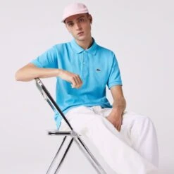 POLO A MANICA CORTA DA UOMO LACOSTE L1212 QMR 11 POLO A MANICA CORTA DA UOMO LACOSTE L1212 QMR -Attiva Moda Negozio 0051593 polo a manica corta da uomo lacoste l1212 qmr