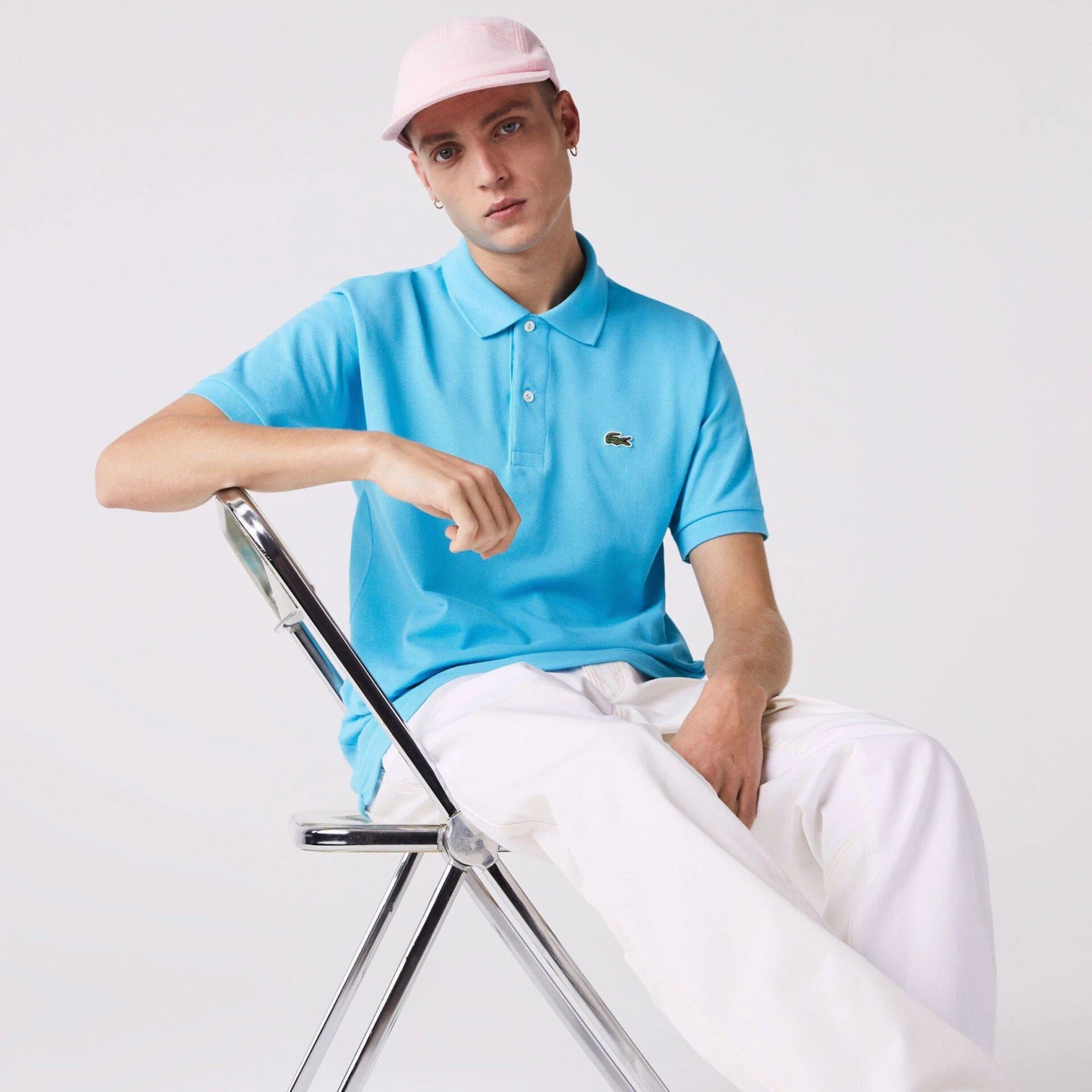 POLO A MANICA CORTA DA UOMO LACOSTE L1212 QMR 6 POLO A MANICA CORTA DA UOMO LACOSTE L1212 QMR - immagine 6