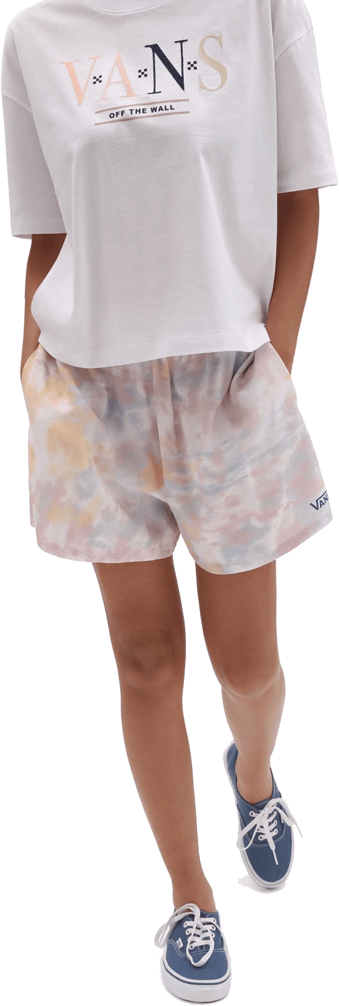 SHORT DA DONNA VANS MASCY DAZE TRI DYE WOVEN VN0A5LM1 V1C 1 SHORT DA DONNA VANS MASCY DAZE TRI DYE WOVEN VN0A5LM1 V1C