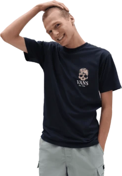 TSHIRT A MANICA CORTA DA UOMO VANS SUMMER CAMP VN0A7PLW NVY