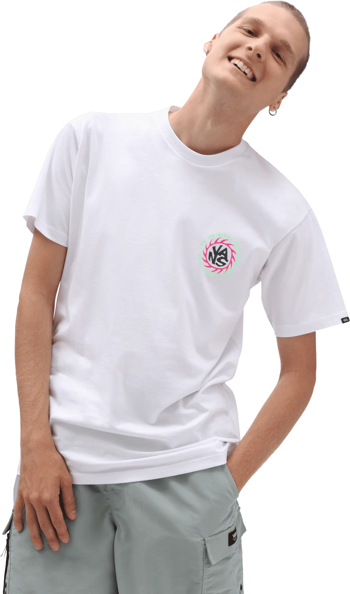 TSHIRT A MANICA CORTA DA UOMO VANS SUMMER CAMP VN0A7PLW WHT 1 TSHIRT A MANICA CORTA DA UOMO VANS SUMMER CAMP VN0A7PLW WHT