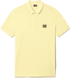 POLO A MANICA CORTA DA UOMO NAPAPIJRI EBEA GIALLO CHIARO