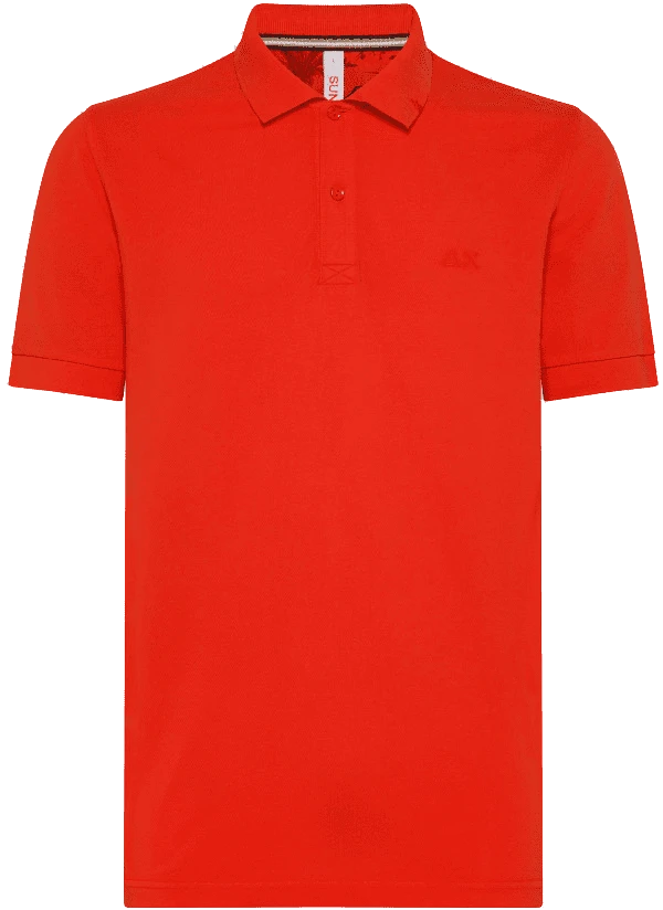 POLO A MANICA CORTA DA UOMO SUN68 COLD DYE DETAILS EL A32103 22 ARANCIO 1 POLO A MANICA CORTA DA UOMO SUN68 COLD DYE DETAILS EL A32103 22 ARANCIO