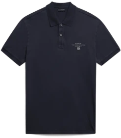 POLO A MANICA CORTA DA UOMO NAPAPIJRI ELBAS JERSEY BLU MARINE 176