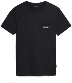 T-SHIRT A MANICA CORTA DA UOMO NAPAPIJRI S-MORGEX BLU MARINE 176