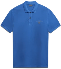 Attiva Moda Negozio 16 POLO A MANICA CORTA DA UOMO NAPAPIJRI ELBAS 4 SKYDIVER BLUE BC5
