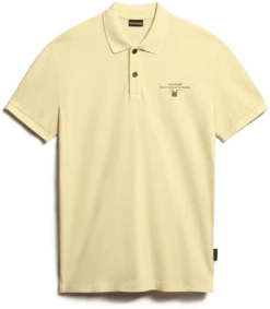 POLO A MANICA CORTA DA UOMO NAPAPIJRI ELBAS 4 YELLOW BANANA YB5