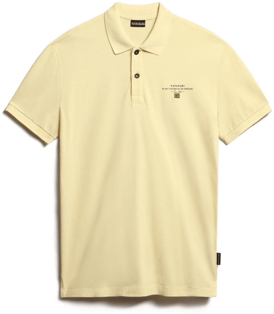 POLO A MANICA CORTA DA UOMO NAPAPIJRI ELBAS 4 YELLOW BANANA YB5 1 POLO A MANICA CORTA DA UOMO NAPAPIJRI ELBAS 4 YELLOW BANANA YB5