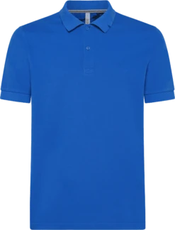 POLO A MANICA CORTA DA UOMO SUN68 COLD DYE DETAILS EL A32103 12 BLU ROYAL