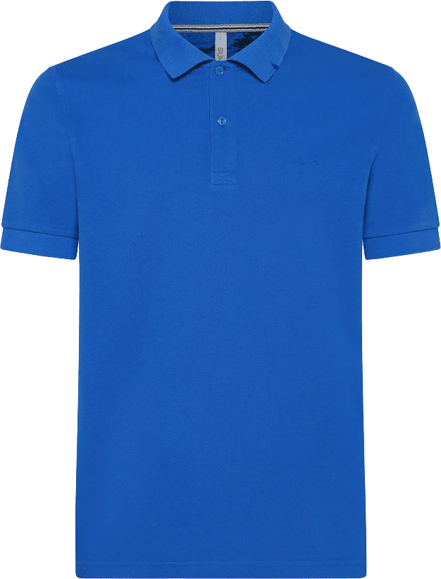 POLO A MANICA CORTA DA UOMO SUN68 COLD DYE DETAILS EL A32103 12 BLU ROYAL 1 POLO A MANICA CORTA DA UOMO SUN68 COLD DYE DETAILS EL A32103 12 BLU ROYAL