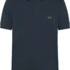 POLO A MANICA CORTA DA UOMO SUN68 LOGO STRIPES UNDER COLLAR EL A32109 99 GRIGIO SCURO