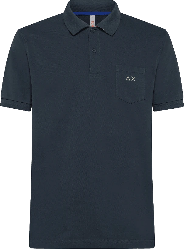 POLO A MANICA CORTA DA UOMO SUN68 LOGO STRIPES UNDER COLLAR EL A32109 99 GRIGIO SCURO 1 POLO A MANICA CORTA DA UOMO SUN68 LOGO STRIPES UNDER COLLAR EL A32109 99 GRIGIO SCURO