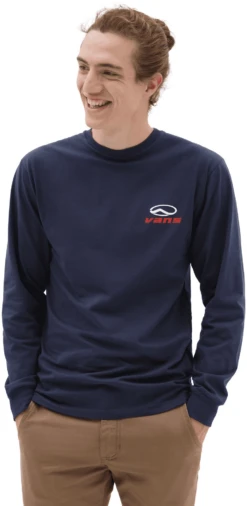 T-SHIRT A MANICA LUNGA DA UOMO VANS CHROMATIC VN0A7S5S NVY
