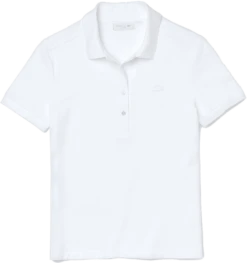 POLO A MANICA CORTA DA DONNA LACOSTE REGULAR FIT PF5462 001