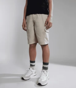 SHORT JUNIOR NAPAPIJRI NOTO 4 BEIGE SILVR N90 NP0A4G4K N90 -Attiva Moda Negozio 0074535 napapijri k noto 4 beige silvr n90 n90