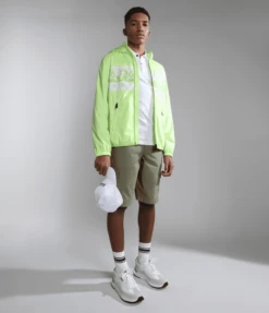 SHORT JUNIOR NAPAPIJRI NOTO 4 GREEN LICHEN NP0A4G4K GAE -Attiva Moda Negozio 0074546 napapijri k noto 4 green lichen gae