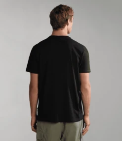T-SHIRT A MANICA CORTA DA UOMO NAPAPIJRI SALIS SUM BLAC041 NP0A4H8D 041 -Attiva Moda Negozio 0074759 napapijri salis ss sum black 041 041