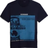 T-SHIRT A MANICA CORTA DA UOMO NAPAPIJRI S-MANTA BLU MARINE NP0A4H2C 176