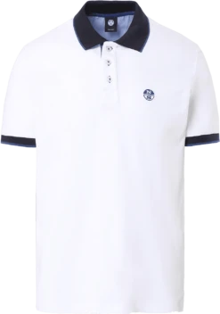POLO DA UOMO NORTH SAILS GRAPHIC WHITE 692418 0101