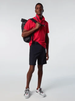 POLO DA UOMO NORTH SAILS LOGO BARBERRY RED 692383 0234 -Attiva Moda Negozio 0075764 polo da uomo north sails logo barberry red 692383 0234