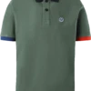 POLO DA UOMO NORTH SAILS GRAPHIC MILITARY GREEN 692398 0813