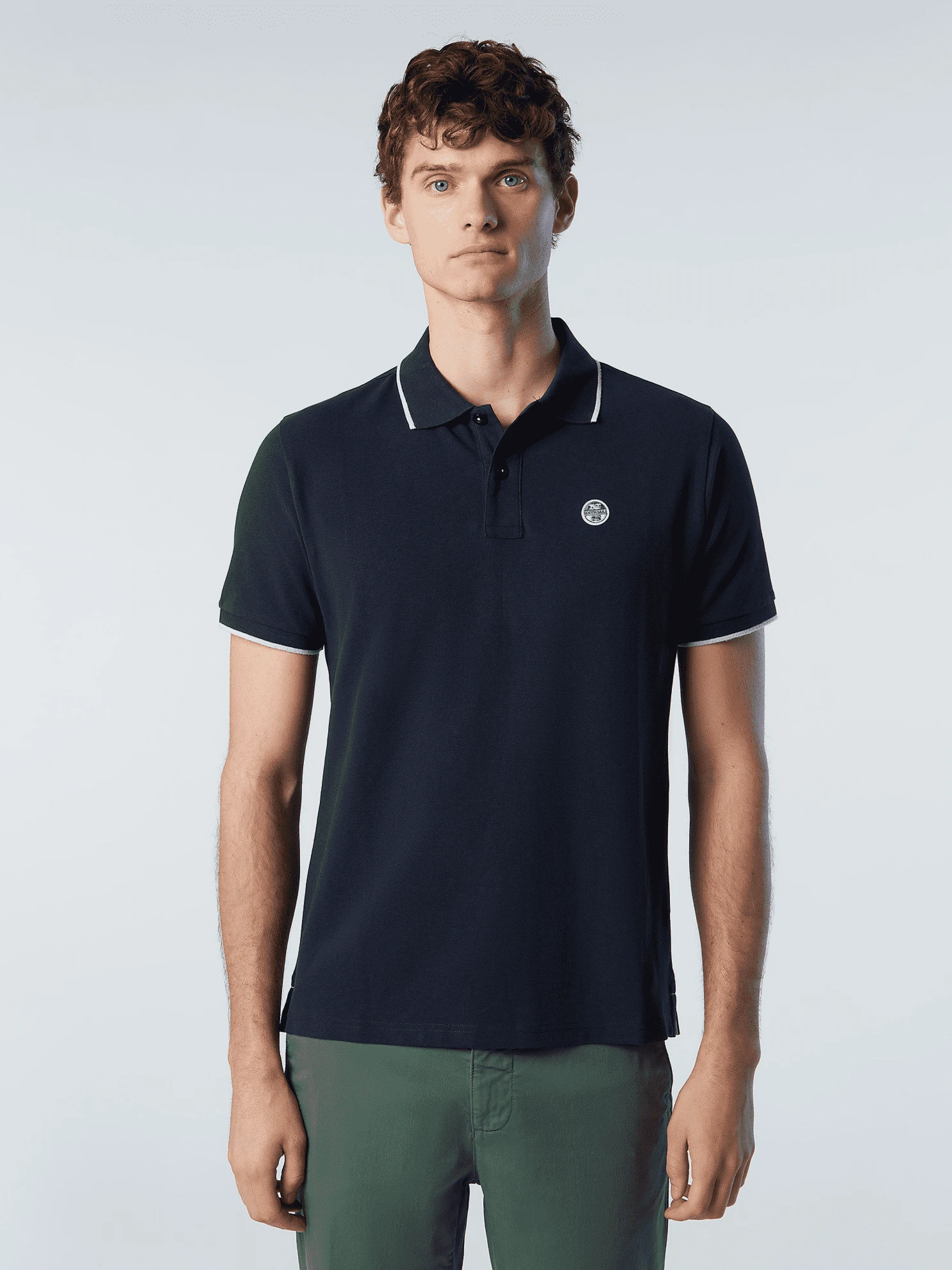POLO DA UOMO NORTH SAILS GRAPHIC NAVY BLUE 692397 0802 2 POLO DA UOMO NORTH SAILS GRAPHIC NAVY BLUE 692397 0802 - immagine 2