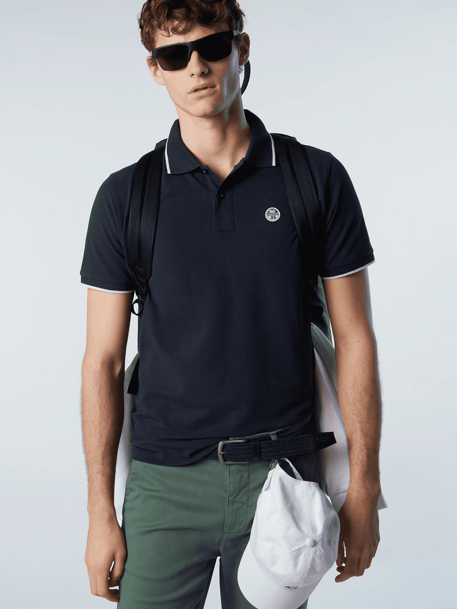 POLO DA UOMO NORTH SAILS GRAPHIC NAVY BLUE 692397 0802 3 POLO DA UOMO NORTH SAILS GRAPHIC NAVY BLUE 692397 0802 - immagine 3