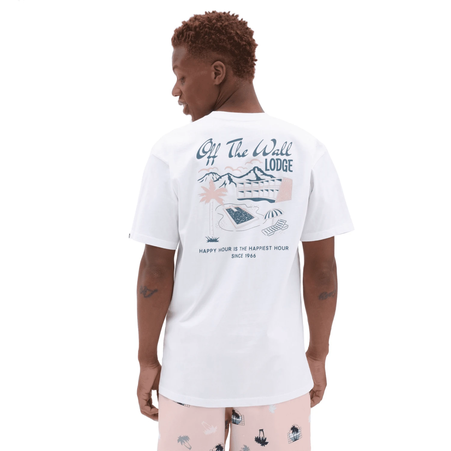 T-SHIRT A MANICA CORTA DA UOMO VANS OTW LODGE VN0006CG WHT 2 T-SHIRT A MANICA CORTA DA UOMO VANS OTW LODGE VN0006CG WHT - immagine 2
