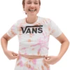 T-SHIRT A MANICA CORTA DA DONNA VANS RESORT WASH CROP CREW VN0003PS 448