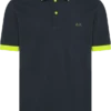 POLO A MANICA CORTA DA UOMO SUN68 SMALL STRIPES FLUO EL A33120 99