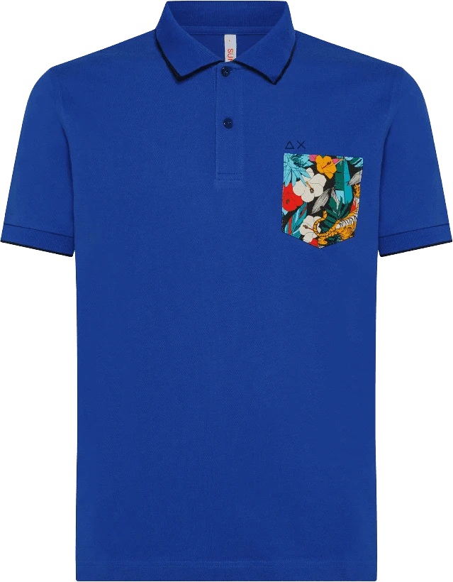 POLO A MANICA CORTA DA UOMO SUN68 PRINT POCKET EL A33127 58 1 POLO A MANICA CORTA DA UOMO SUN68 PRINT POCKET EL A33127 58