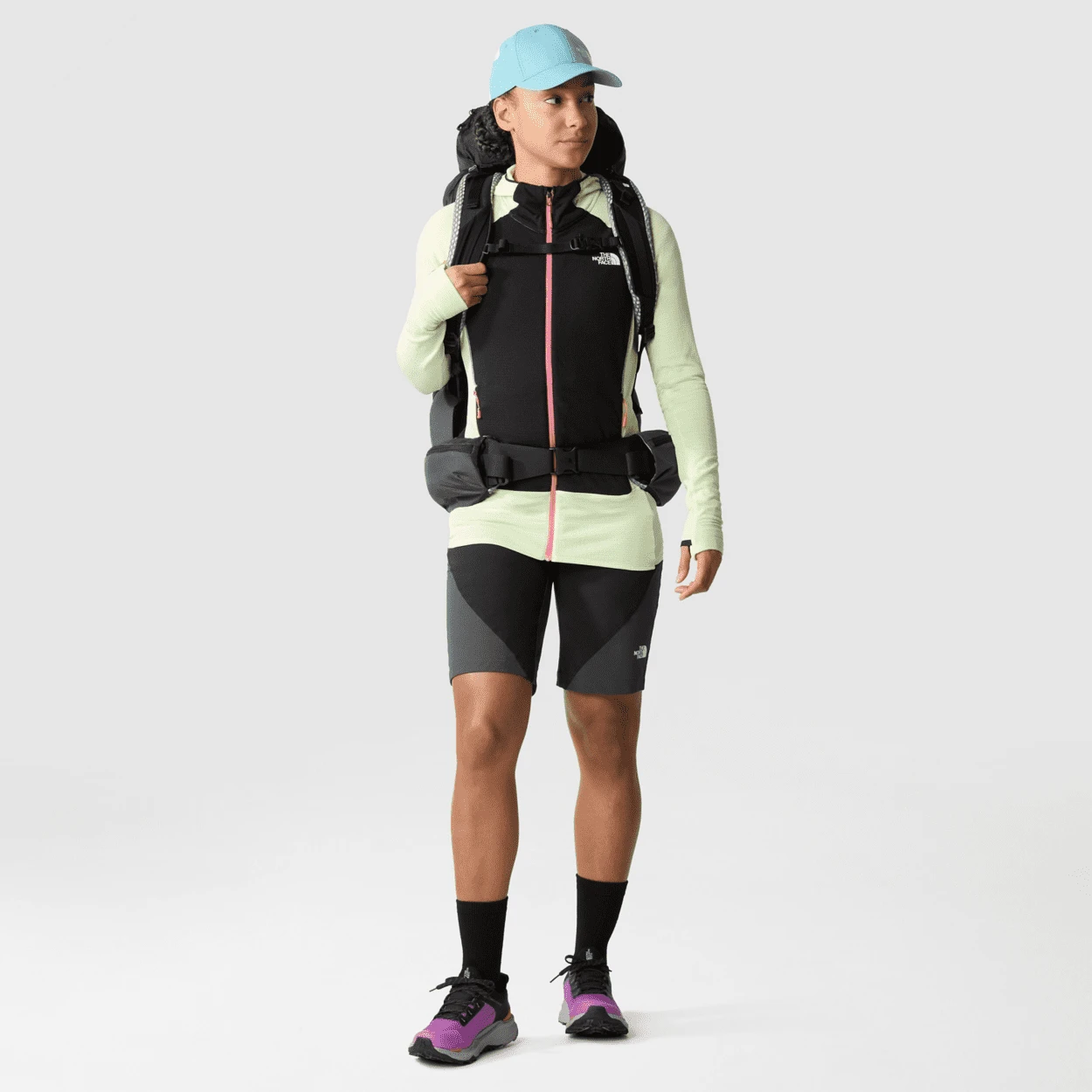 SHORT DA DONNA THE NORTH FACE SALP S STR SHORT BLACK ASPHGR NF0A825I KT0 3 SHORT DA DONNA THE NORTH FACE SALP S STR SHORT BLACK ASPHGR NF0A825I KT0 - immagine 3