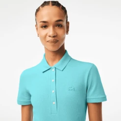 POLO A MANICA CORTA DA DONNA LACOSTE REGULAR FIT PF5462 BVG 7 POLO A MANICA CORTA DA DONNA LACOSTE REGULAR FIT PF5462 BVG -Attiva Moda Negozio 0084655 polo a manica corta da donna lacoste regular fit pf5462 bvg