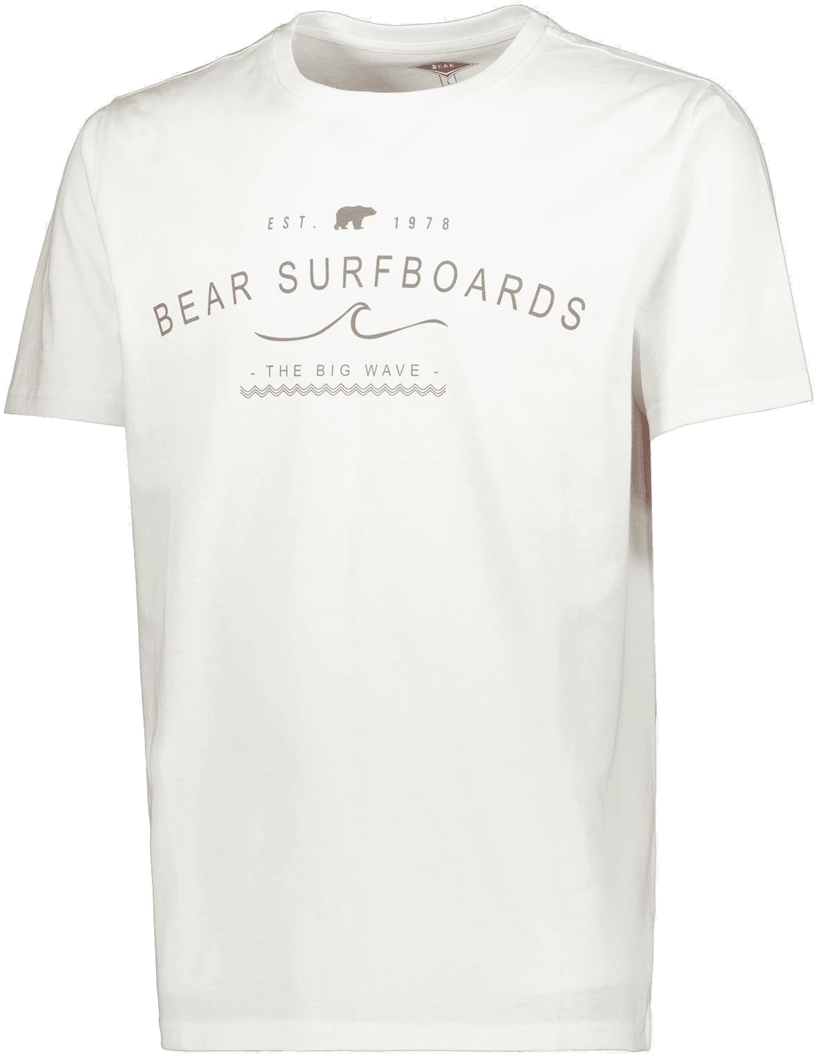 T-SHIRT DA UOMO BEAR WAVES OPTICAL WHITE 001A BM215S23 1 T-SHIRT DA UOMO BEAR WAVES OPTICAL WHITE 001A BM215S23